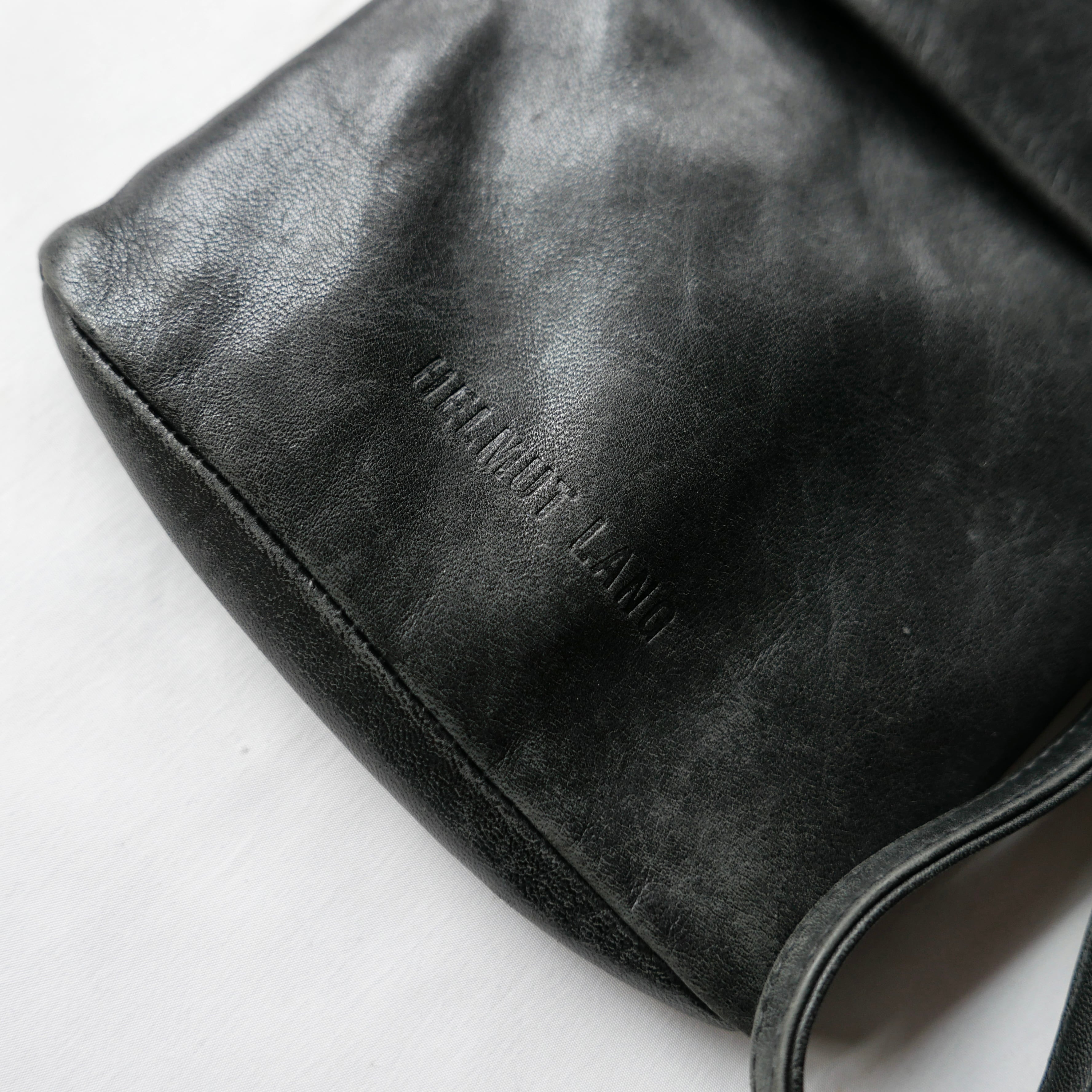 HELMUT LANG 本人期 LEATHER SACOCHE BAG | safarionline