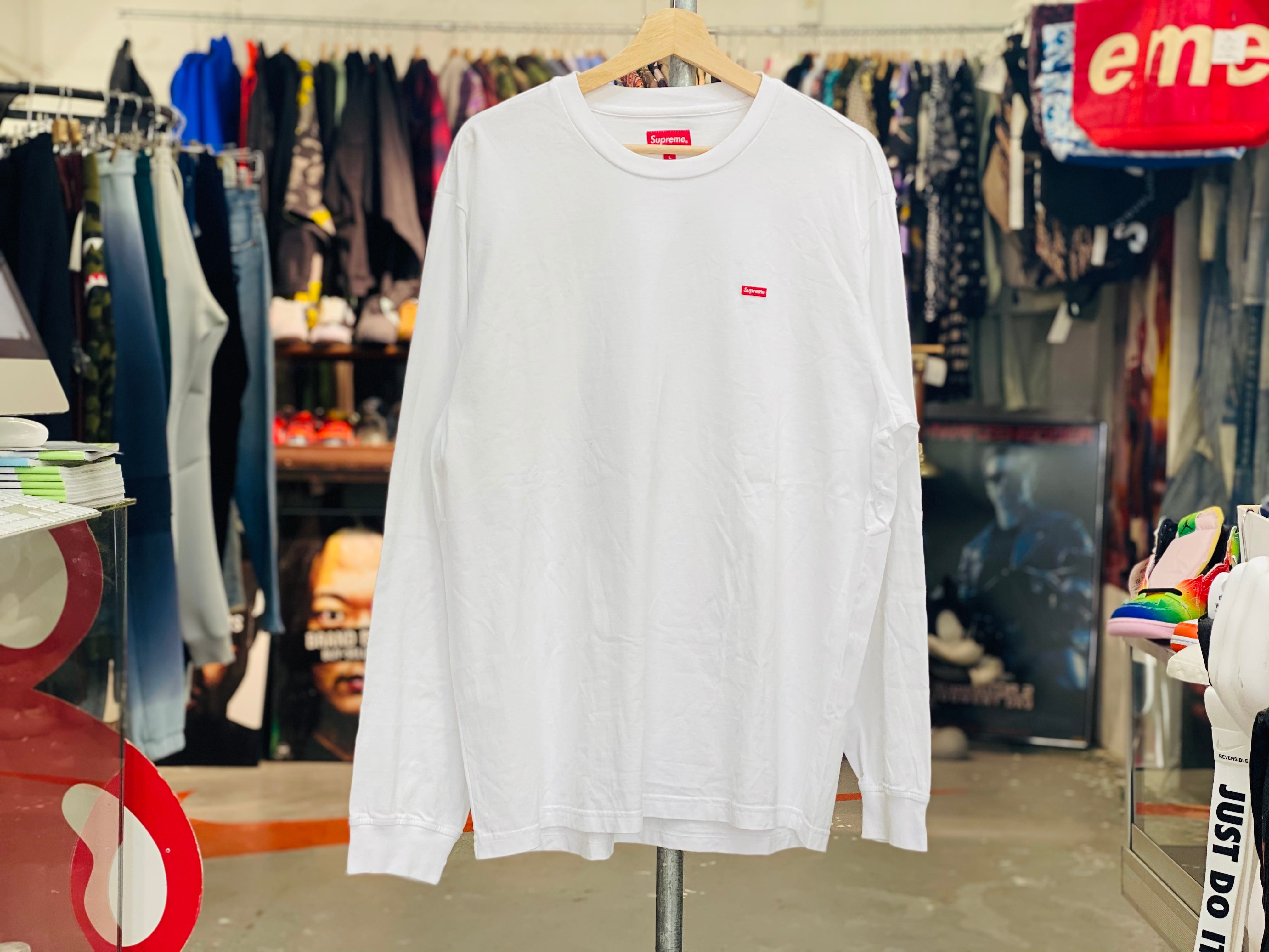 山崎賢人【最安】Supreme Small Box L/S Tee M