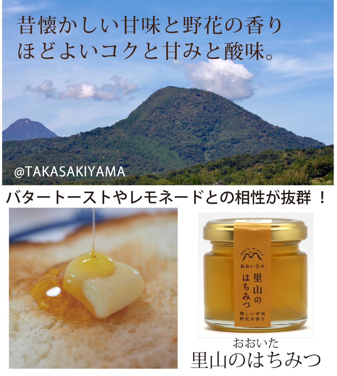 里山のはちみつ (300g) | HoneyBeeBranch