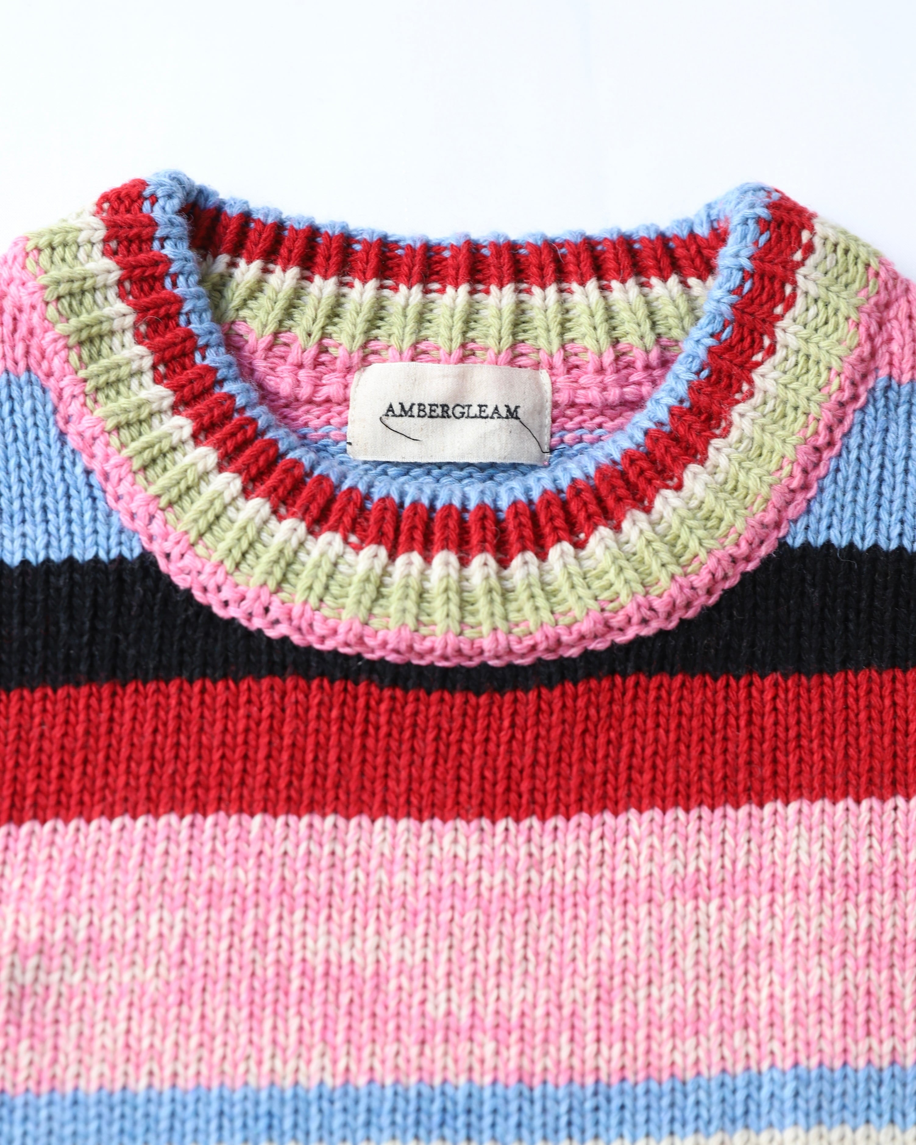 Rainbow Wool Sweater / レインボーウールセーター | AMBERGLEAM