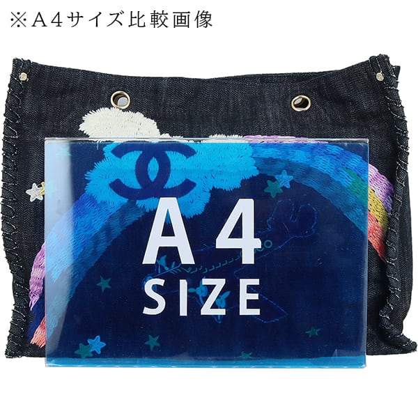 Used CHANEL シャネル チェーントートバッグ 夜間飛行 スパークリング