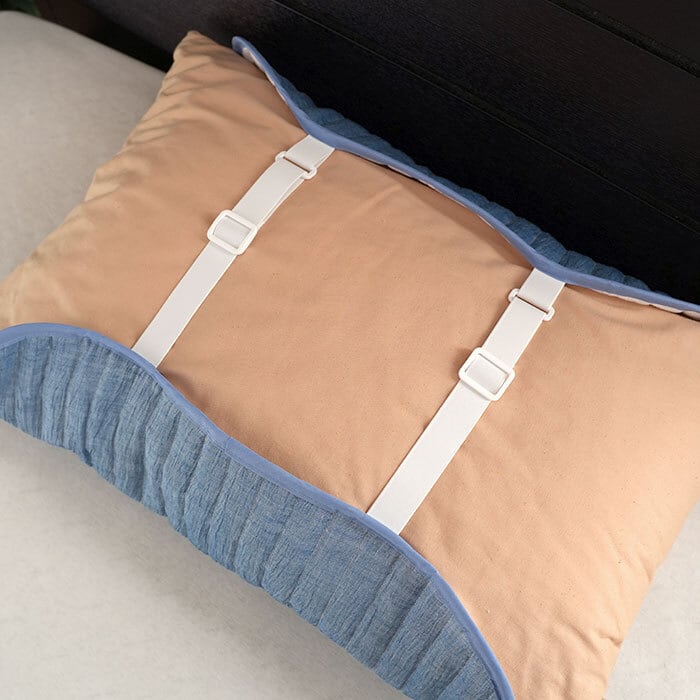 近江ちぢみ 麻ピローパッド 表側麻100％ 洗える麻わた使用 43×63cm枕用