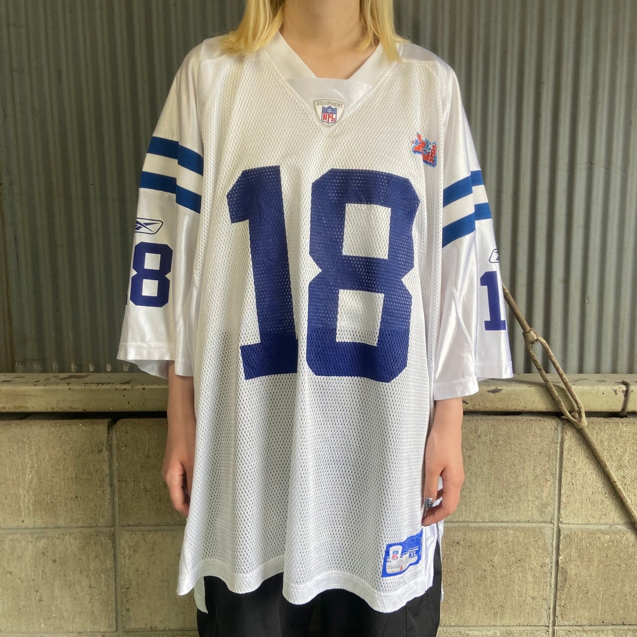 リーボック ゲームシャツ NFL ペイトリオッツ BRADY レプリカ 2XL  