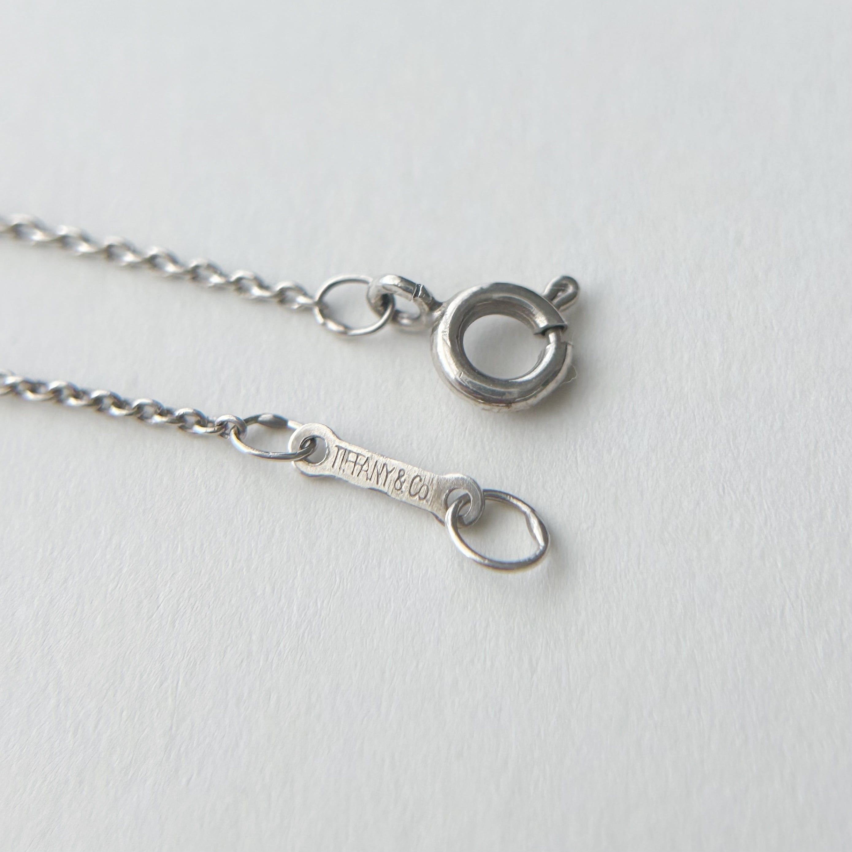T8012】Tiffany&Co. graffiti X necklace/silver925/ティファニー