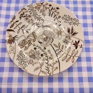 フラワーパターンプレート [サイズ: L]