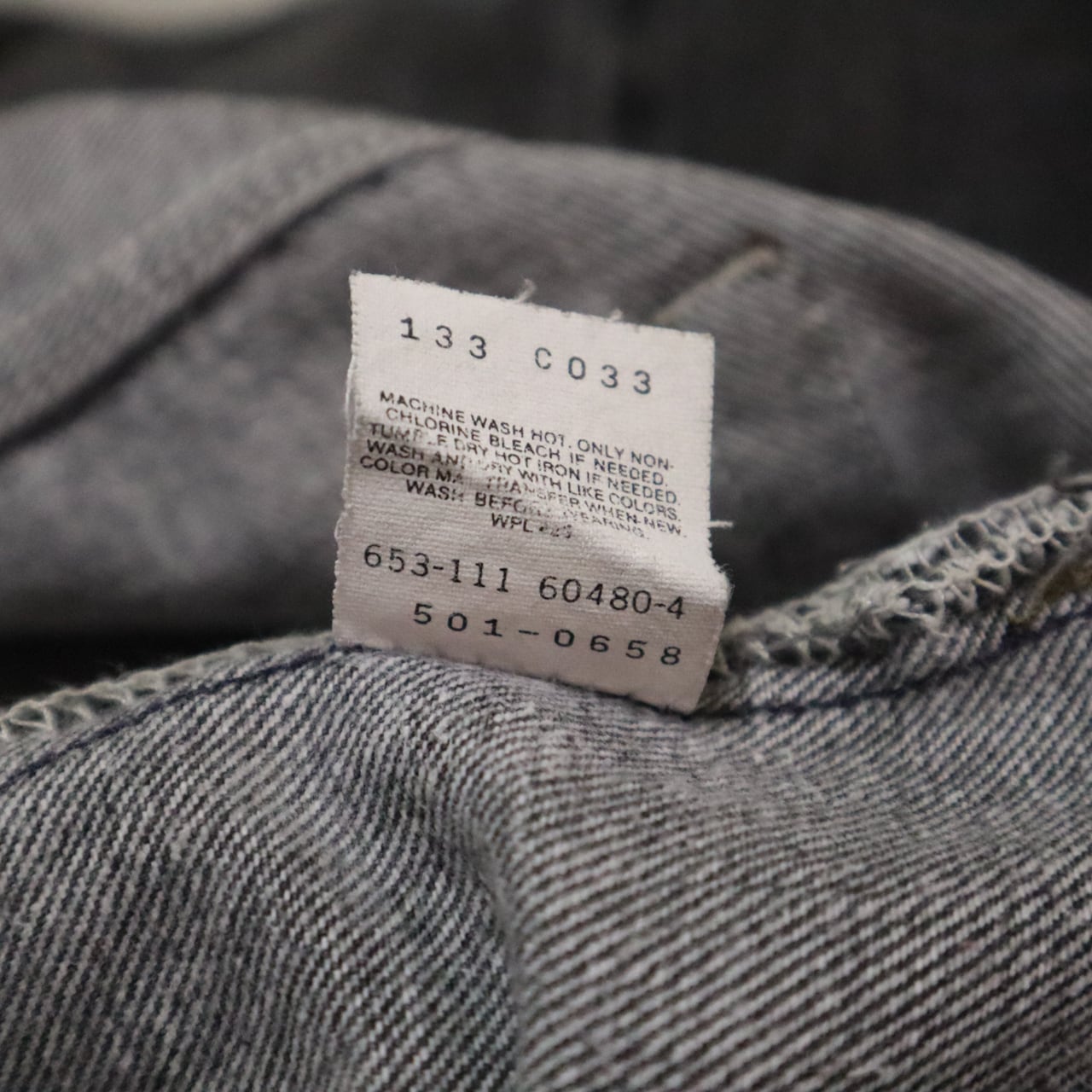 Levi's リーバイス 501 ブラック 先染め 在原みゆ紀 新入荷 8060円