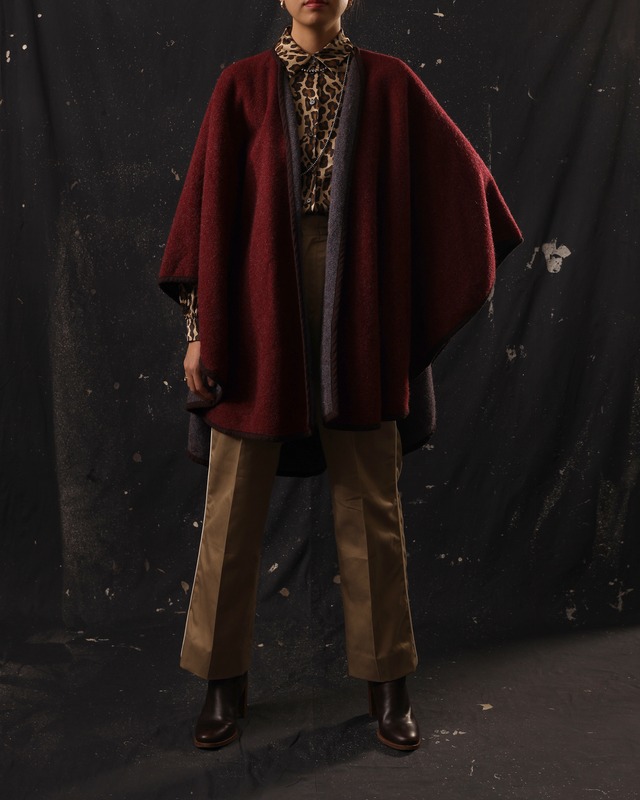 1970-80's Saint Laurent- Rive Gauche / Color Block Cape