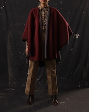 1970-80's Saint Laurent- Rive Gauche / Color Block Cape