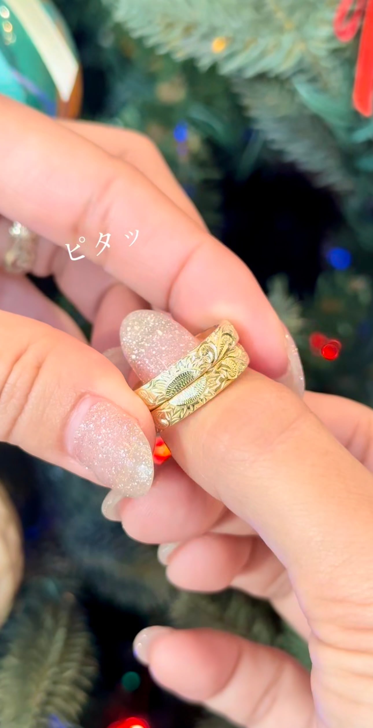 LIFE is sun flowerリバーシブルリング(ゴールド、グリーンゴールド、ピンクゴールド) ¥10,000+tax(¥11,000)