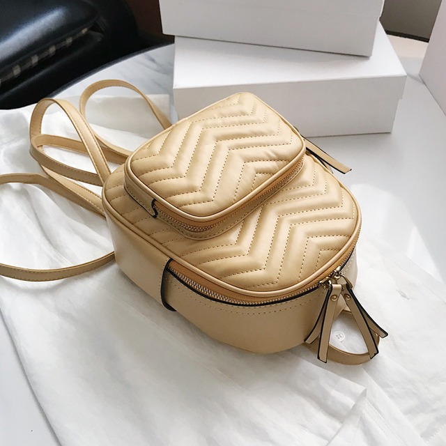 ワイルドレディースバックパックカジュアル学生スモールバッグトラベルバッグのサマーバックパック女性2020ニューウェーブバージョン 手作りハンドバック26096275254