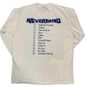 12635 NIRVANA 長袖 ロックTシャツ バンドT 両面プリント XL