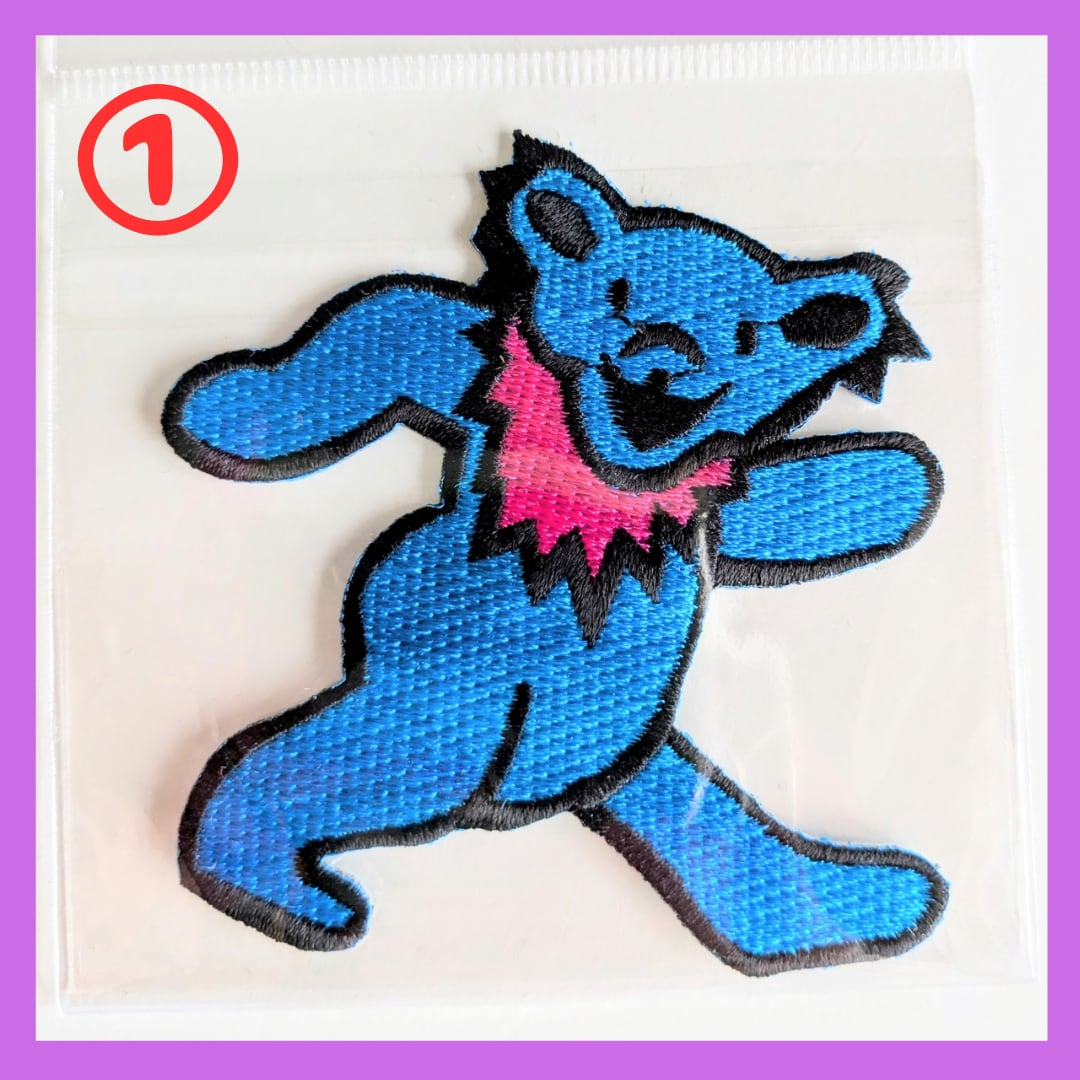 ☆ 送料無料!☆刺繍アイロンワッペン☆【グレイトフル デッド ☆ 送料無料!☆刺繍アイロンワッペン☆【グレイトフル デッド
