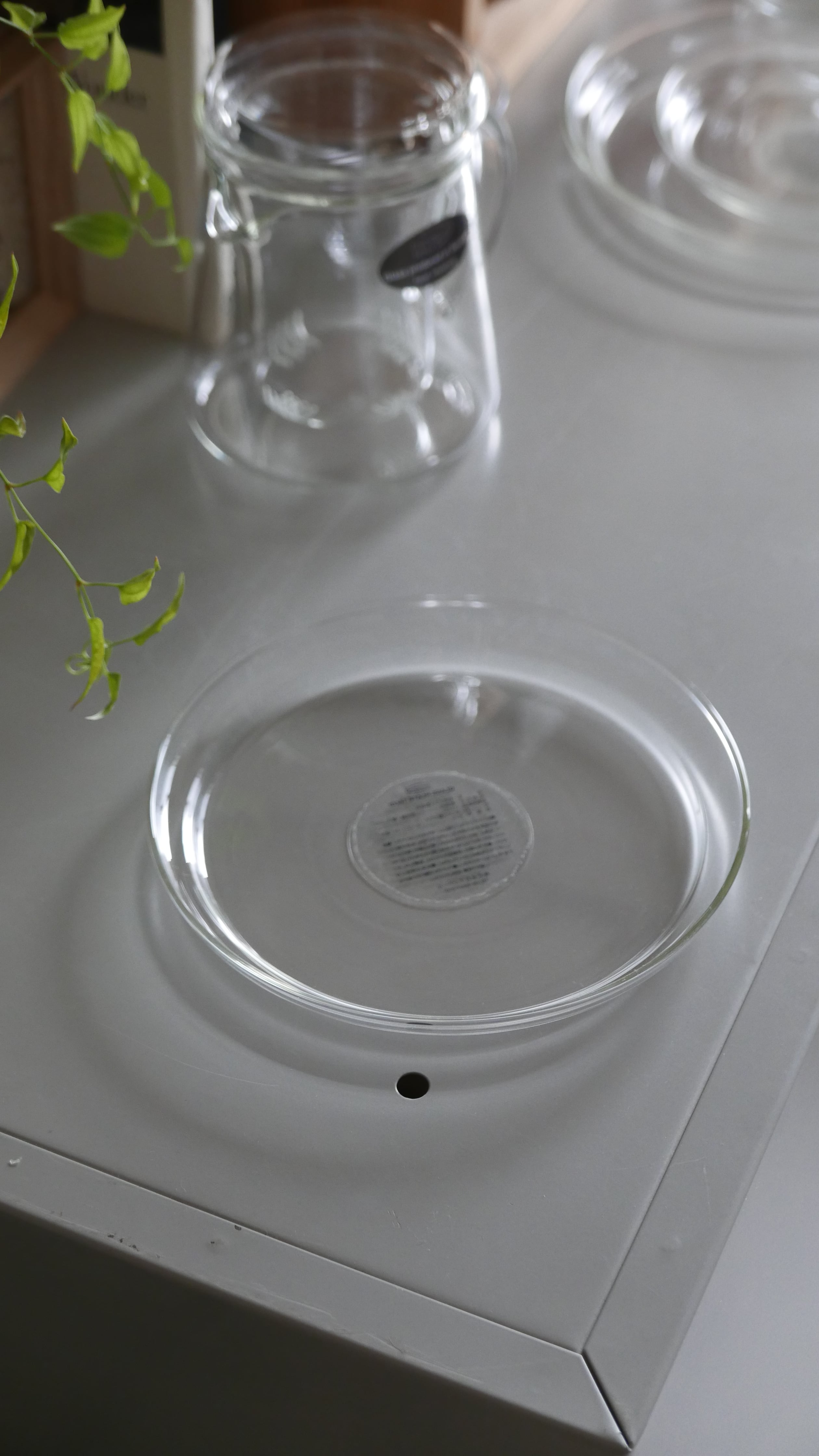 trendglas jena " Glass Plate Medium  " 耐熱ガラス　produced in germany