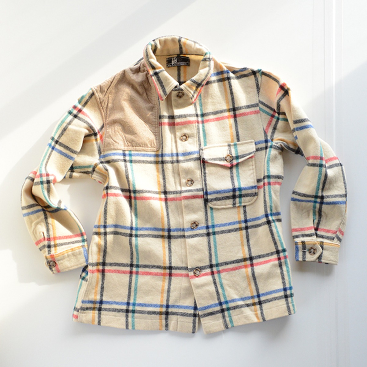 USA製 ペンドルトン Pendleton Lobo ガンパッチ付き チェック ウール 