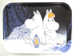 Opto Design / オプトデザイン ◆スウェーデン製 ムーミンバレー ムーミン トレイ 『ナイト』 白樺木製 北欧雑貨 トーベヤソン原画◆完売◆廃盤