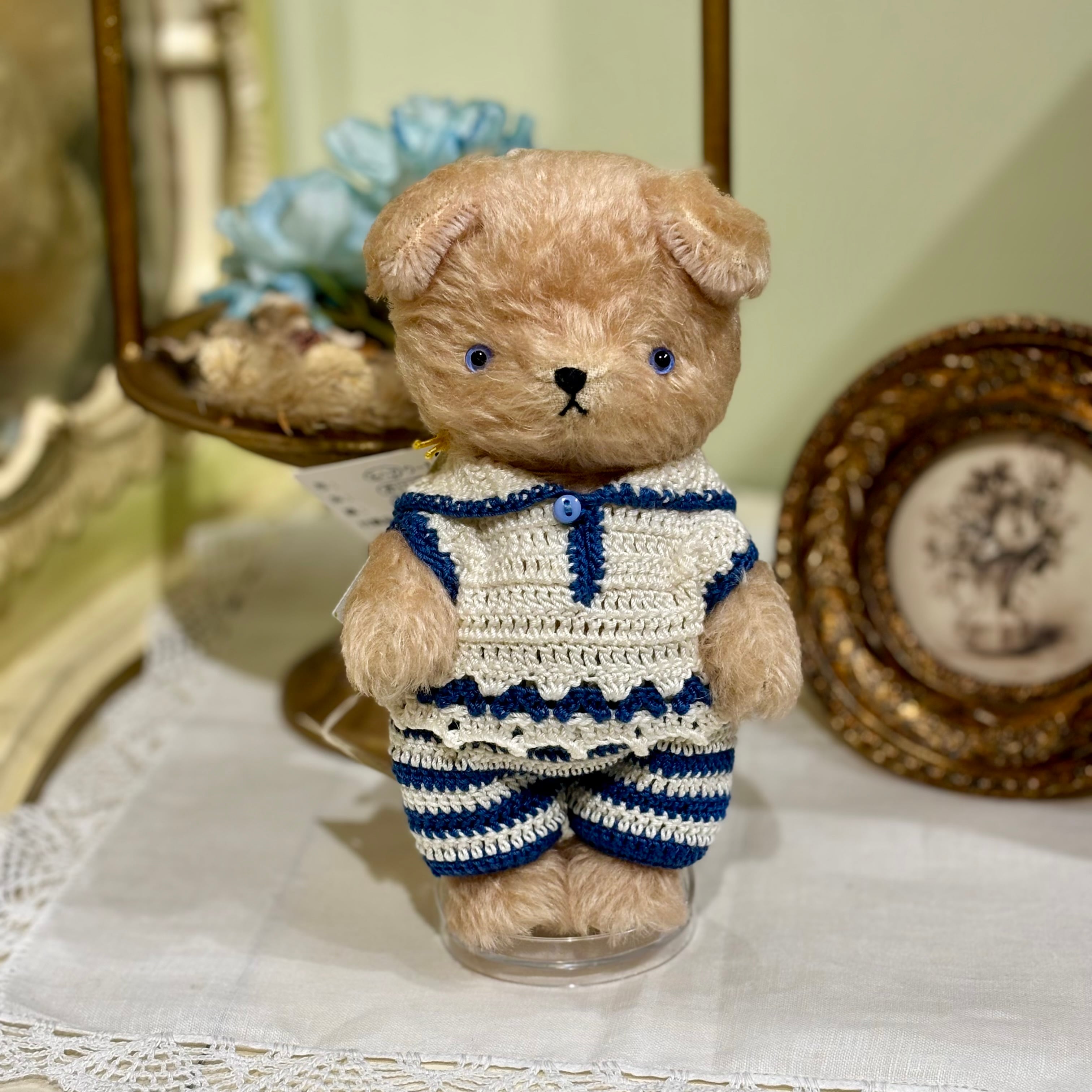 shimashimaさんのぬいぐるみ ウサギ テディベア 作家 sold※ 作家様作品