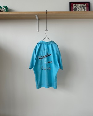 -King Louie-vintage 70s M bowling shirt