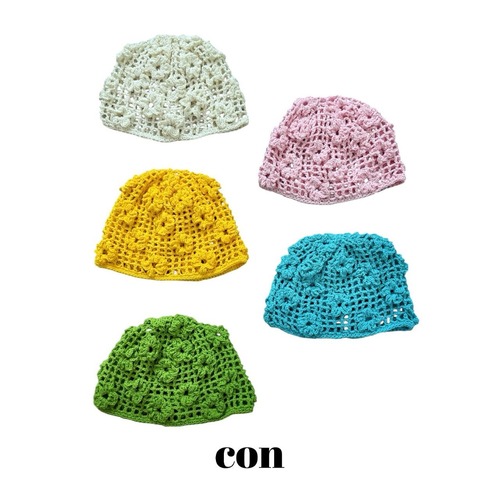 con. ［取寄］dongle flower beanie