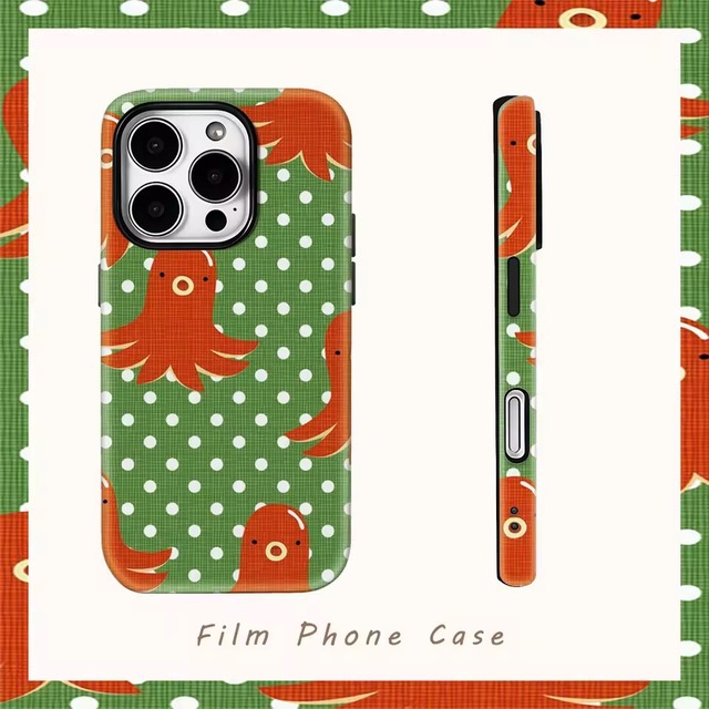 たこさんポルカドット iPhoneケース（iphone12-17対応）0070