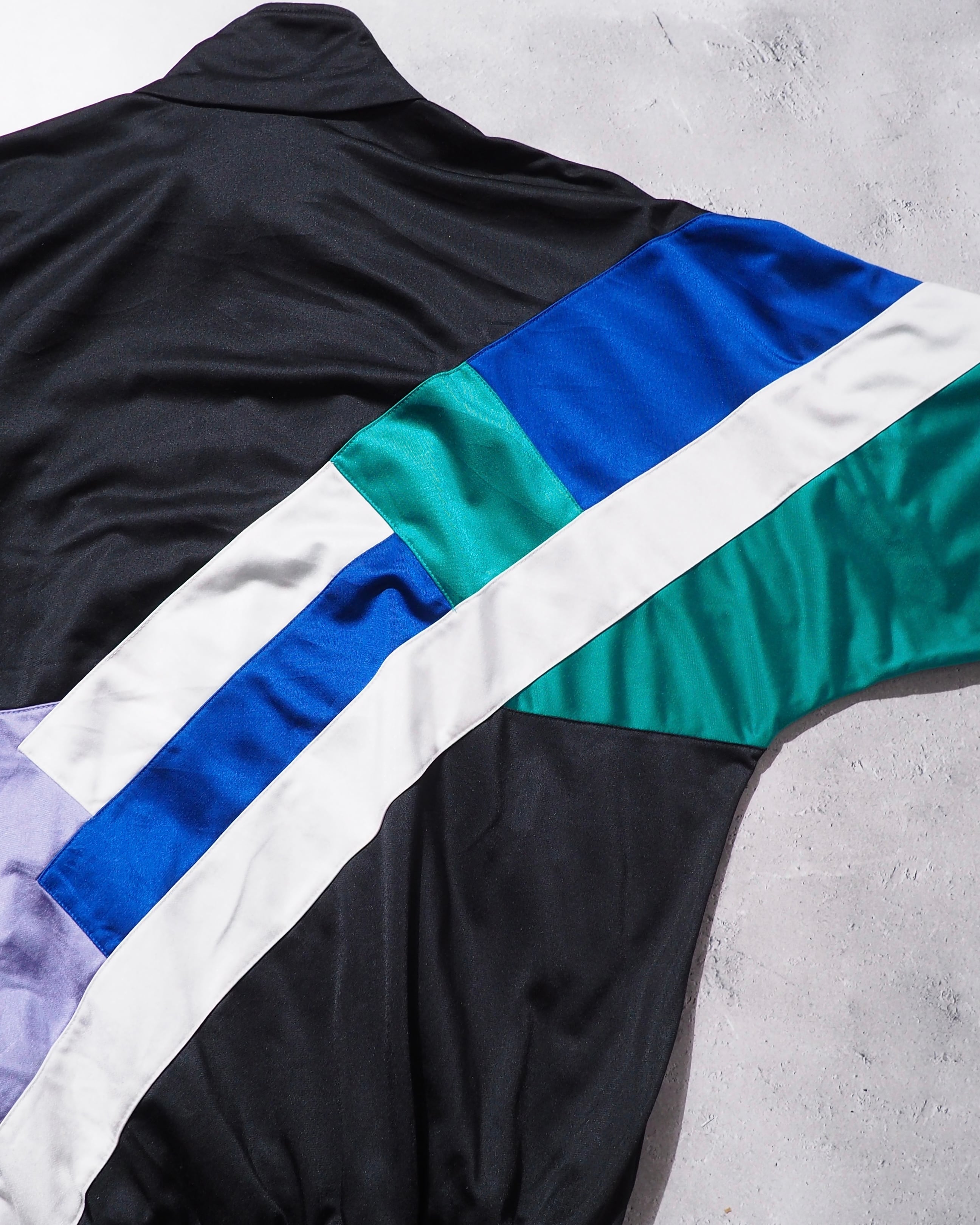 1980s ” Old adidas ” Multi color panel Switching vintage Track jacket