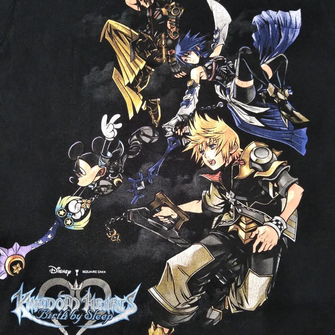 古着 キングダムハーツ Tシャツ Lサイズ 黒 ゲームT オフィシャル