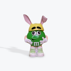 M&M's（エムアンドエムズ）グリーン ディスペンサー フィギュア 黄色帽子