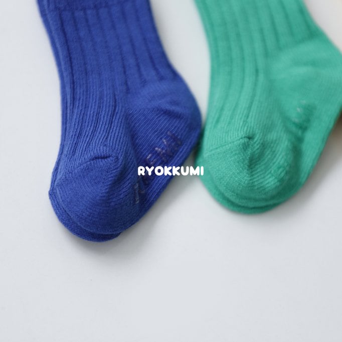 RGB SOCKS SET ( 4in1) | RYOKKUMi.りょくみ/韓国子供服