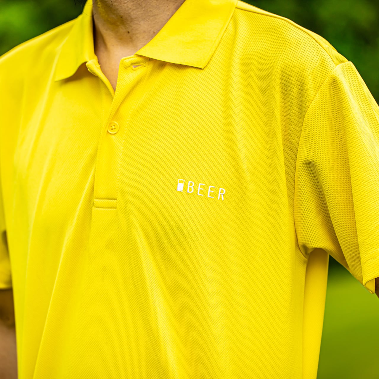 BEER ゴルフポロシャツ イエロー | BEER