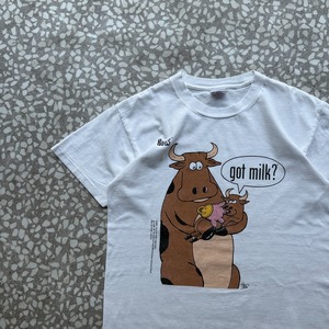 DELTA / 90′s usa製 -got milk- T-shirt  sizeM