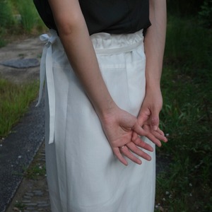 LOGオリジナル “Warp Slits Pants”  ホワイト