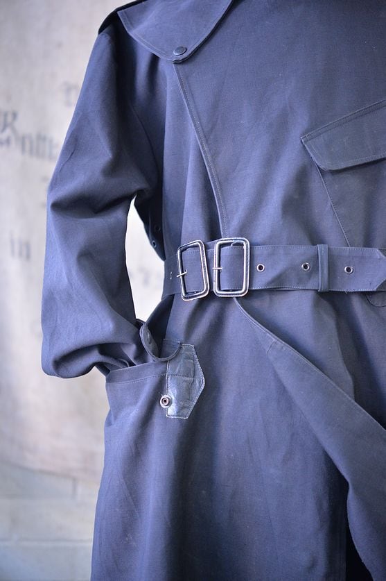 Vintage Dispatch riders coat black color. | EXTRA'S GARMENT SUPPLY
