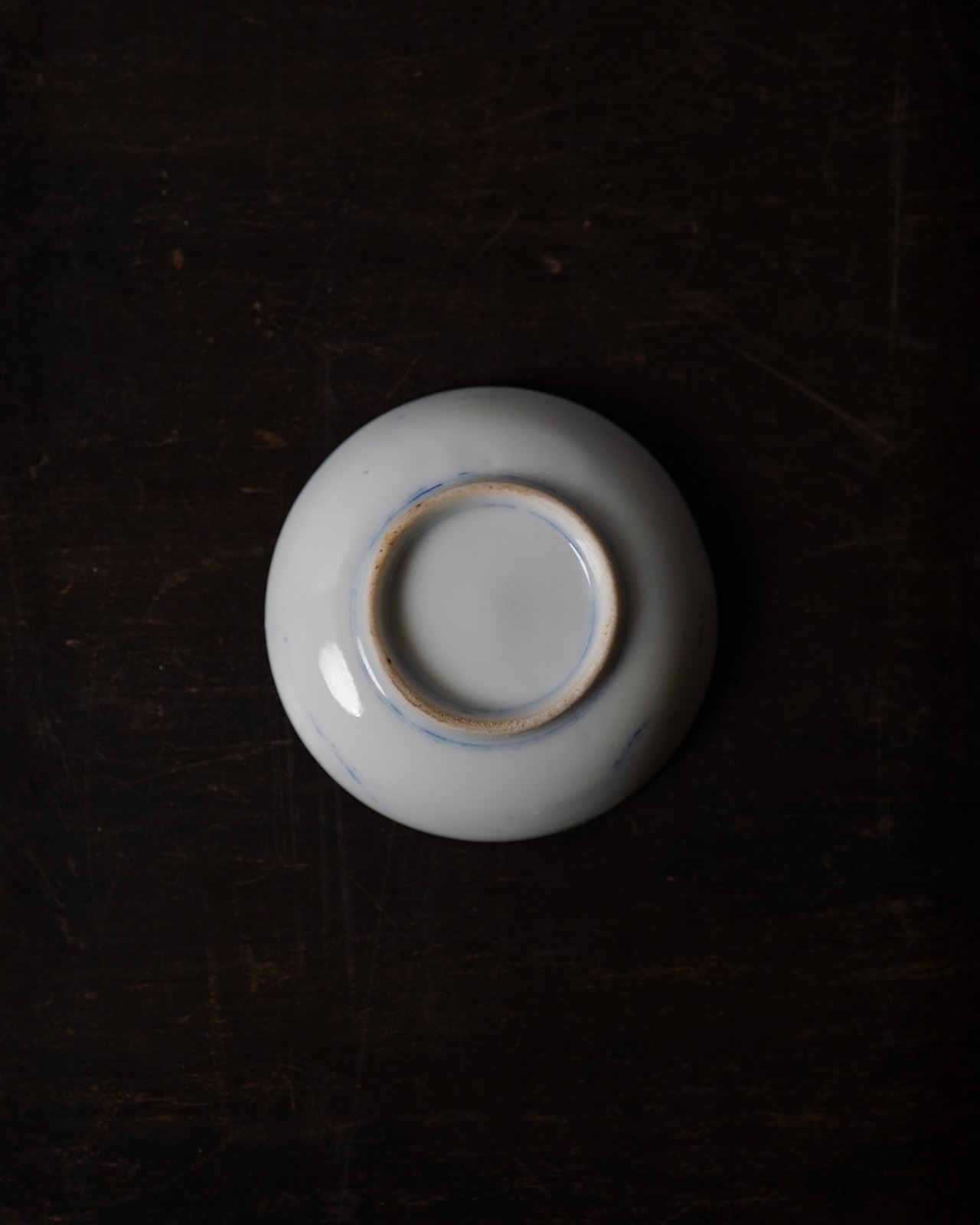 豆皿　月見兎　梅　馬　B　/　明治〜大正期