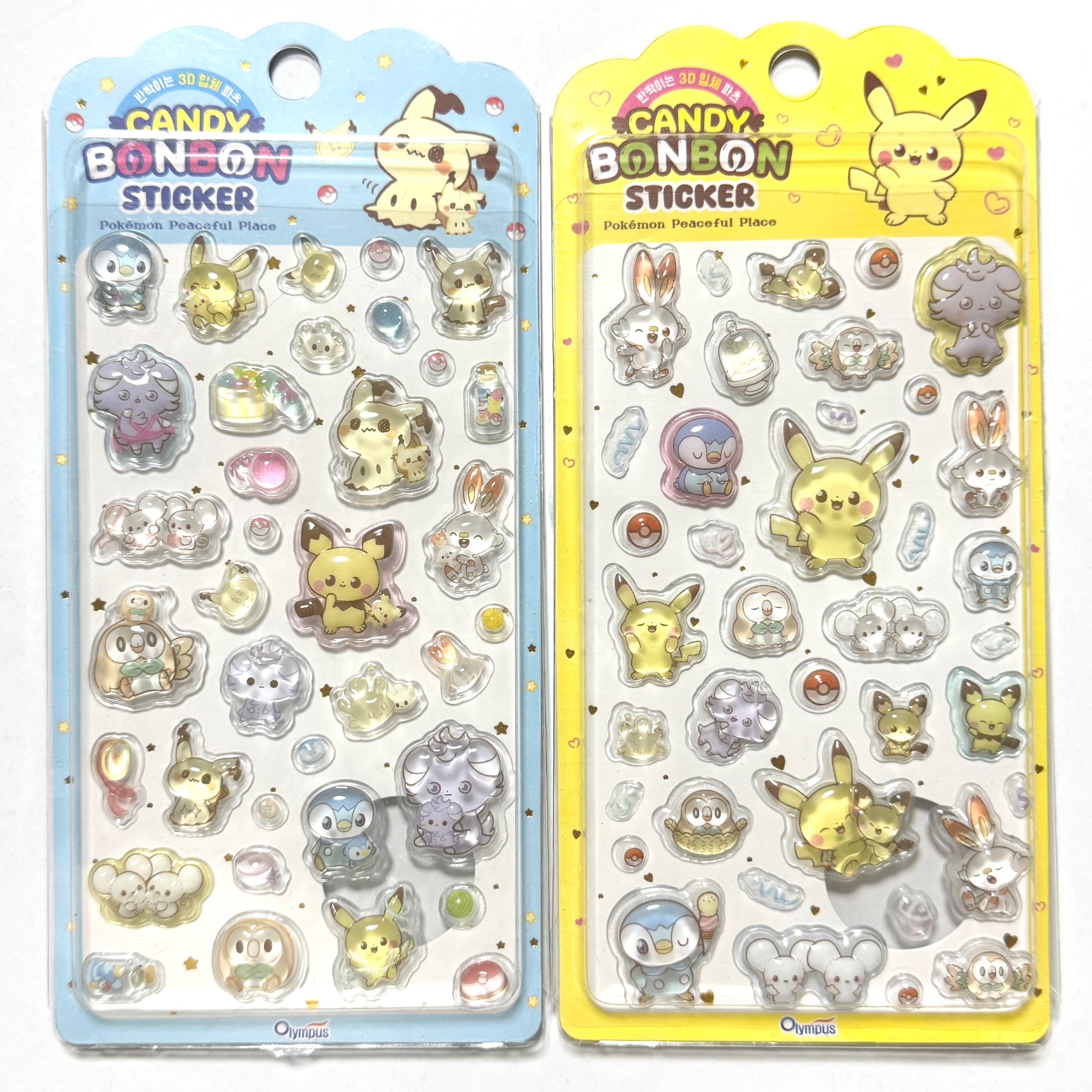 4枚セット】韓国限定 ポケピース ポケモン キャンディボンボン