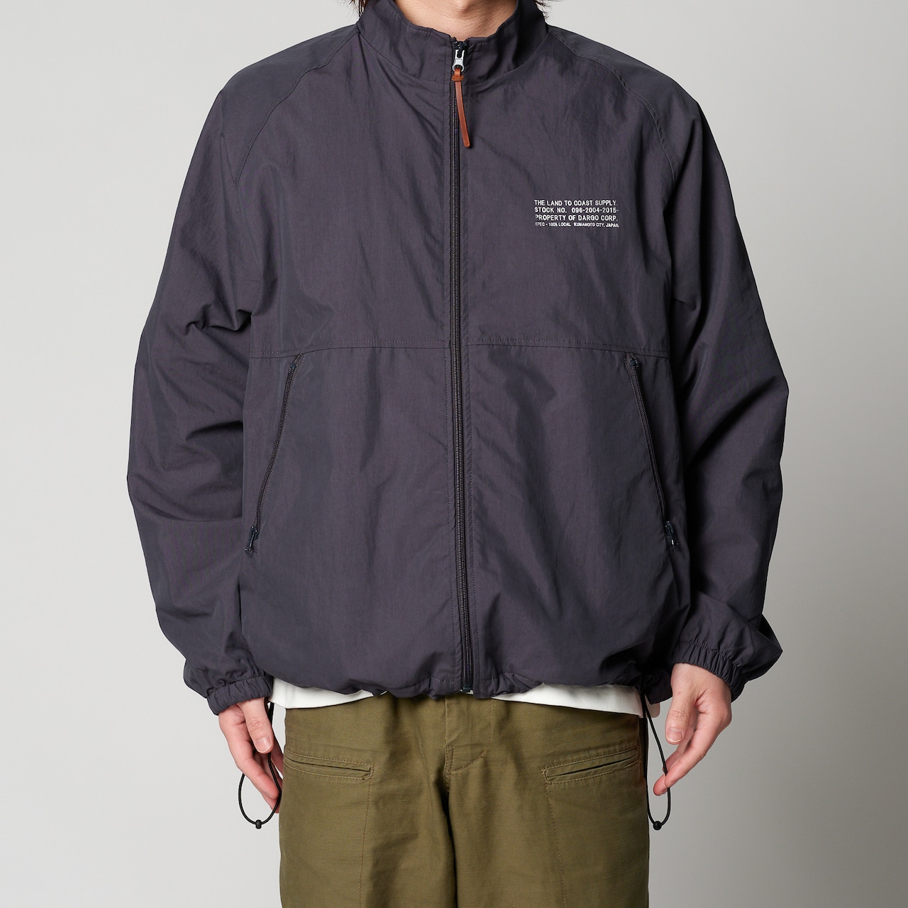 【DARGO】"COTTON / NYLON"  Active Jackets（GRAY NAVY）