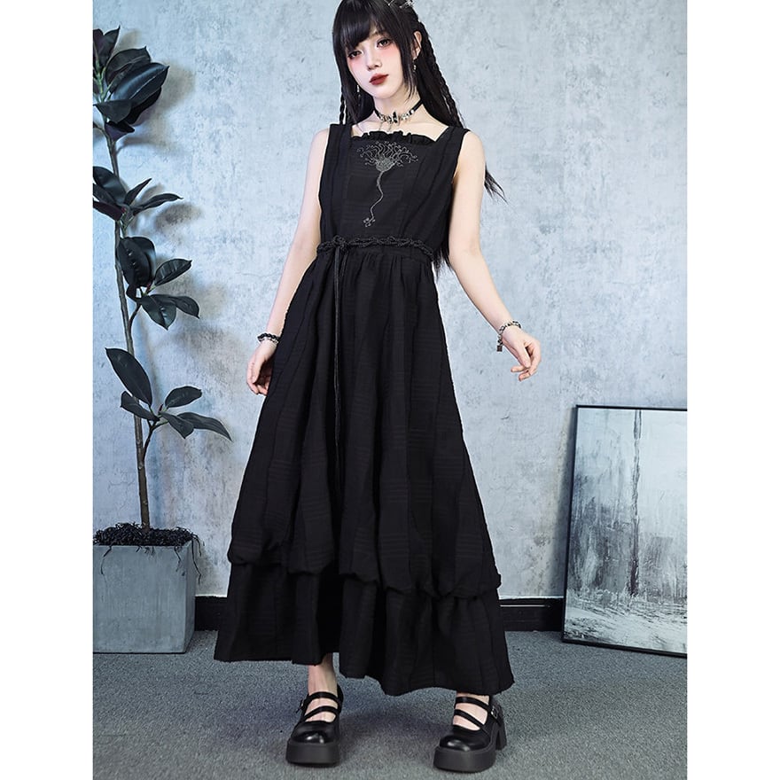 サブカル系 黒 axes femme テーラー襟ロングコート 黒 地雷系 サブカル