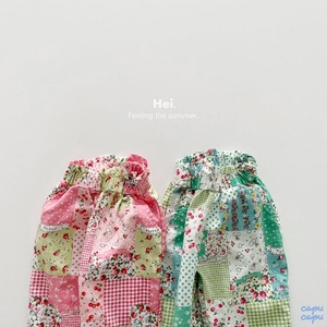 «sold out»«Hei» パッチワークリネンパンツ 2colors