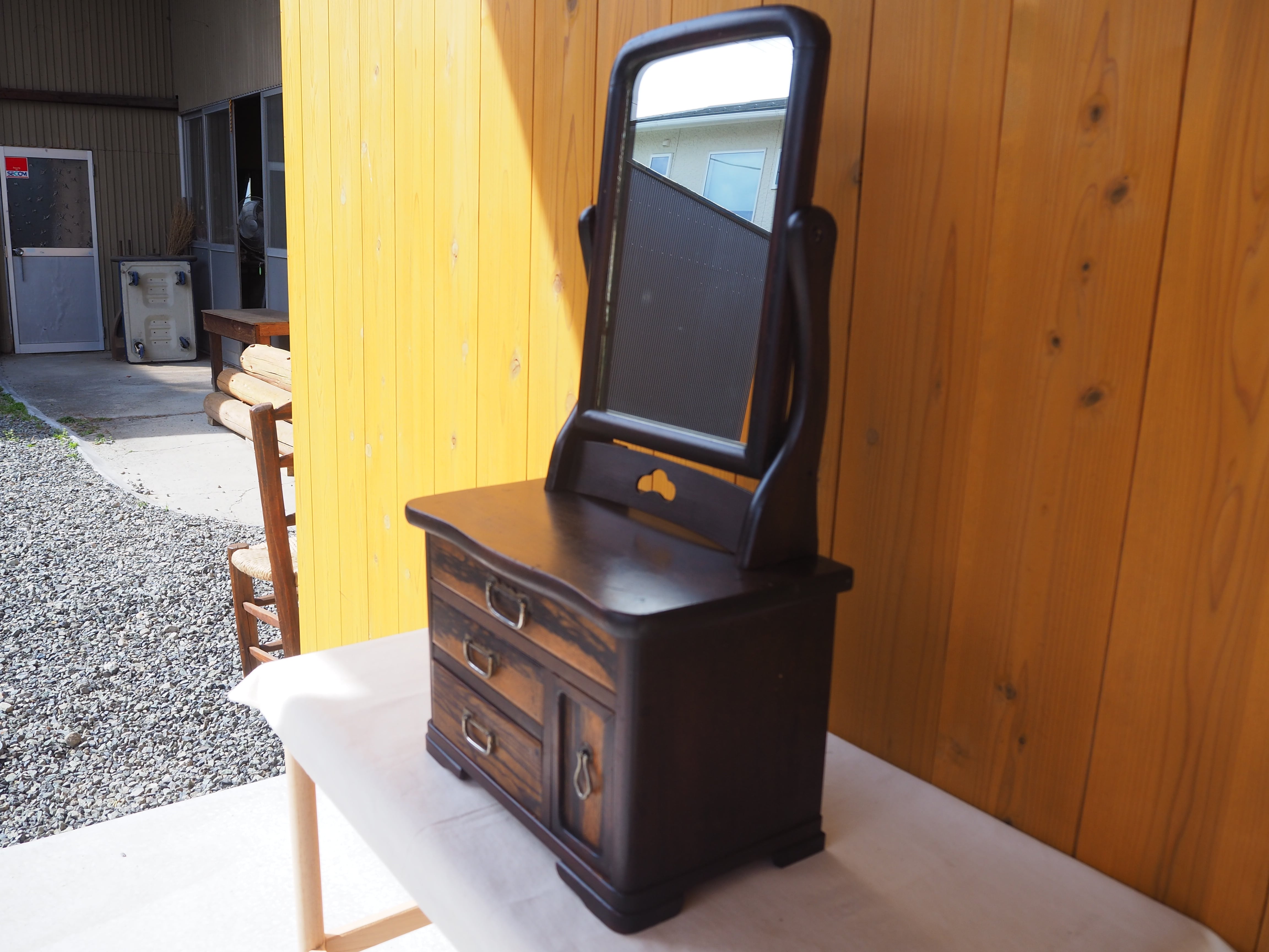 ドレッサー　鏡台　★値下げしました★ 鏡台/ドレッサー/No.0309 | 古家具・民芸品販売・通販 - 草莽工房