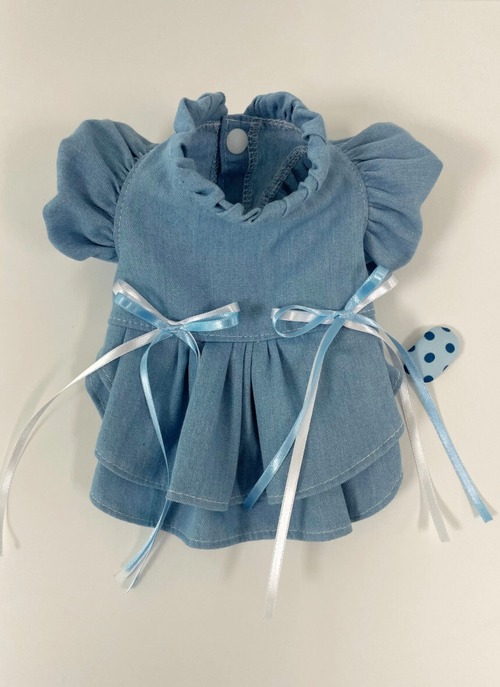 〖予約〗№CD0033  チコデニムブラウスワンピース