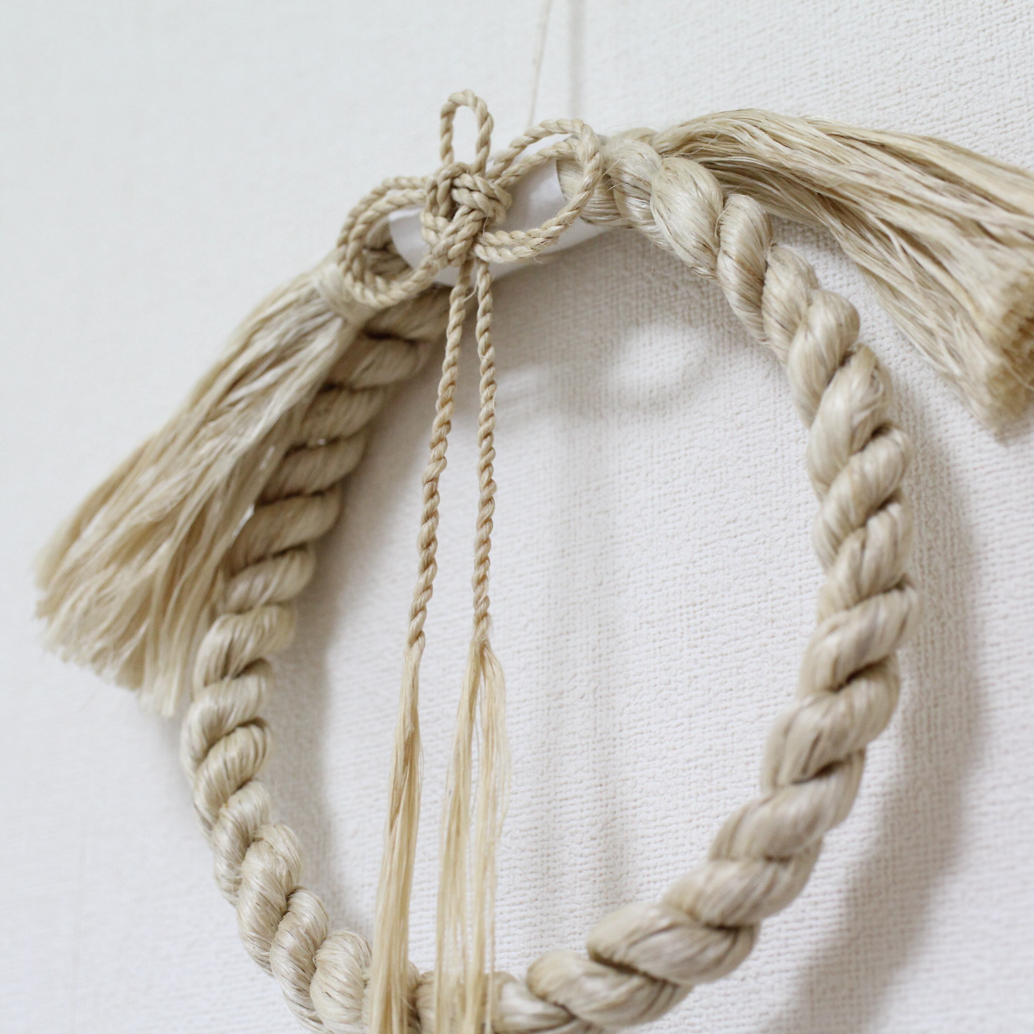 野州麻精麻しめ縄 直径約20cm 【公式通販】