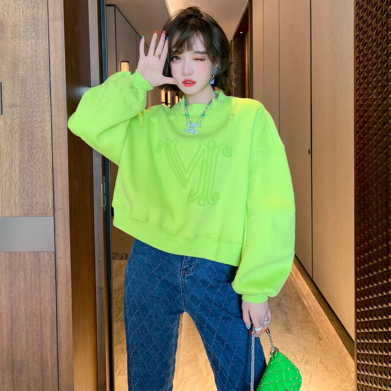 パターンルーズ薄手セーター オータム 秋物 MIUCO94580068145