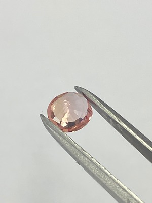 パパラチャサファイア　0.687Ct CGL鑑別付き