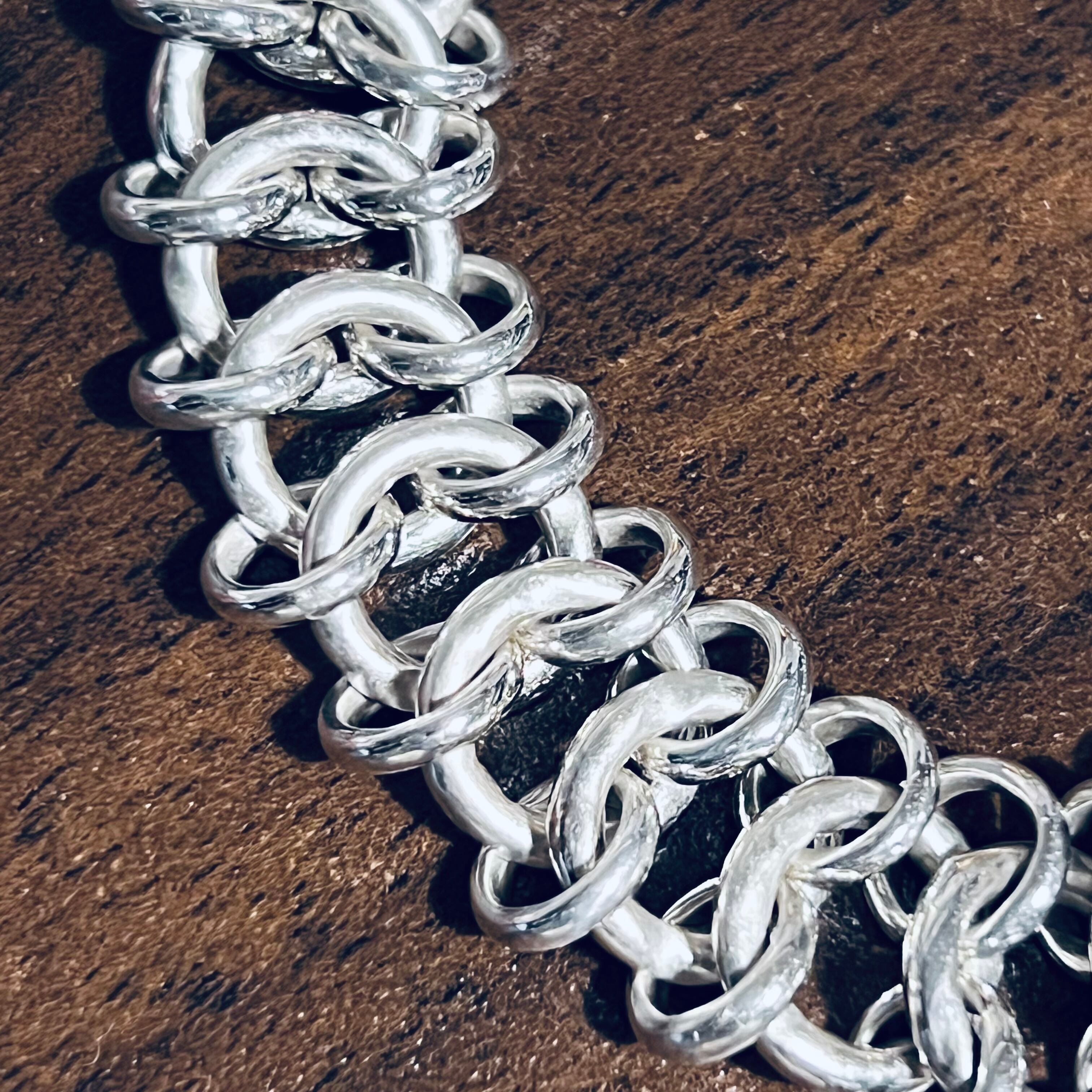 VINTAGE TIFFANY & CO. Multiple Chain Bracelet Sterling Silver ...