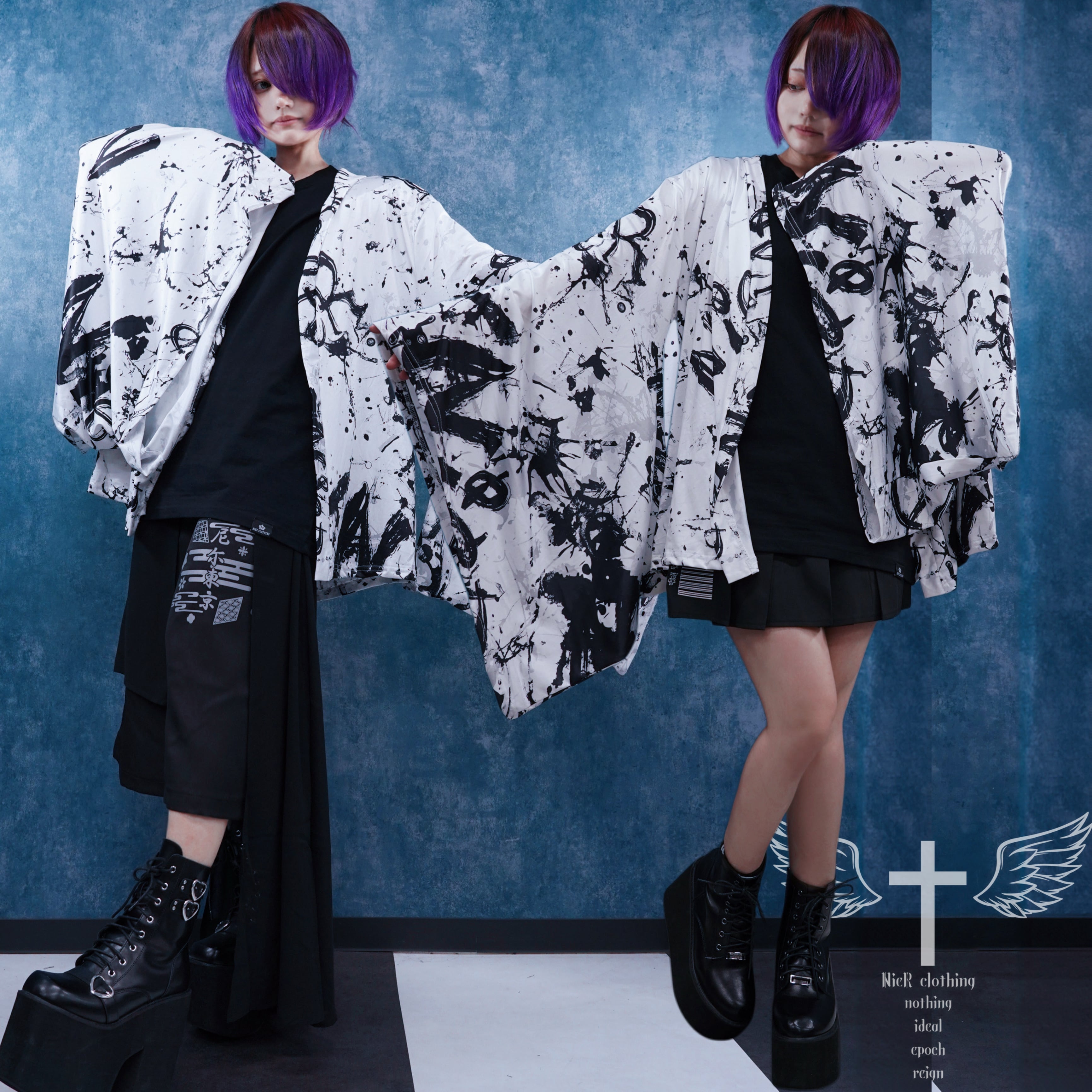 6/9日目玉大特価60%OFF》着物袖羽織【CRASH PAINT】 | NIER CLOTHING