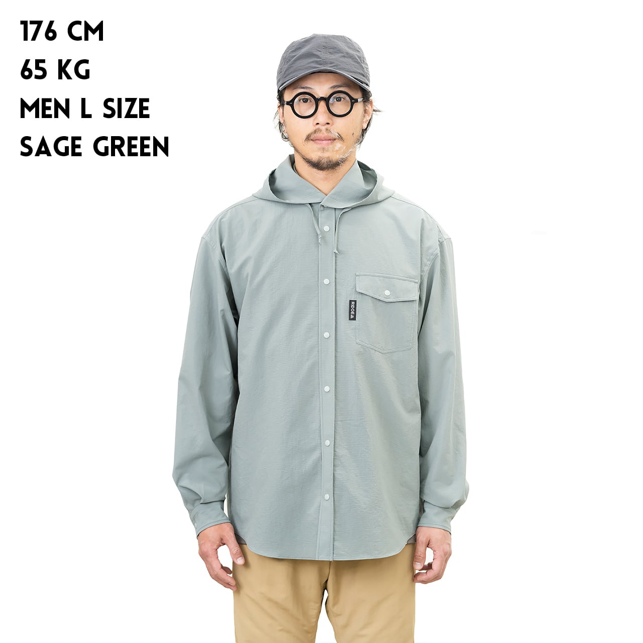 RIDGE MOUNTAIN GEAR / HOODED LONG SLEEVE SHIRT（MEN） | st. valley 