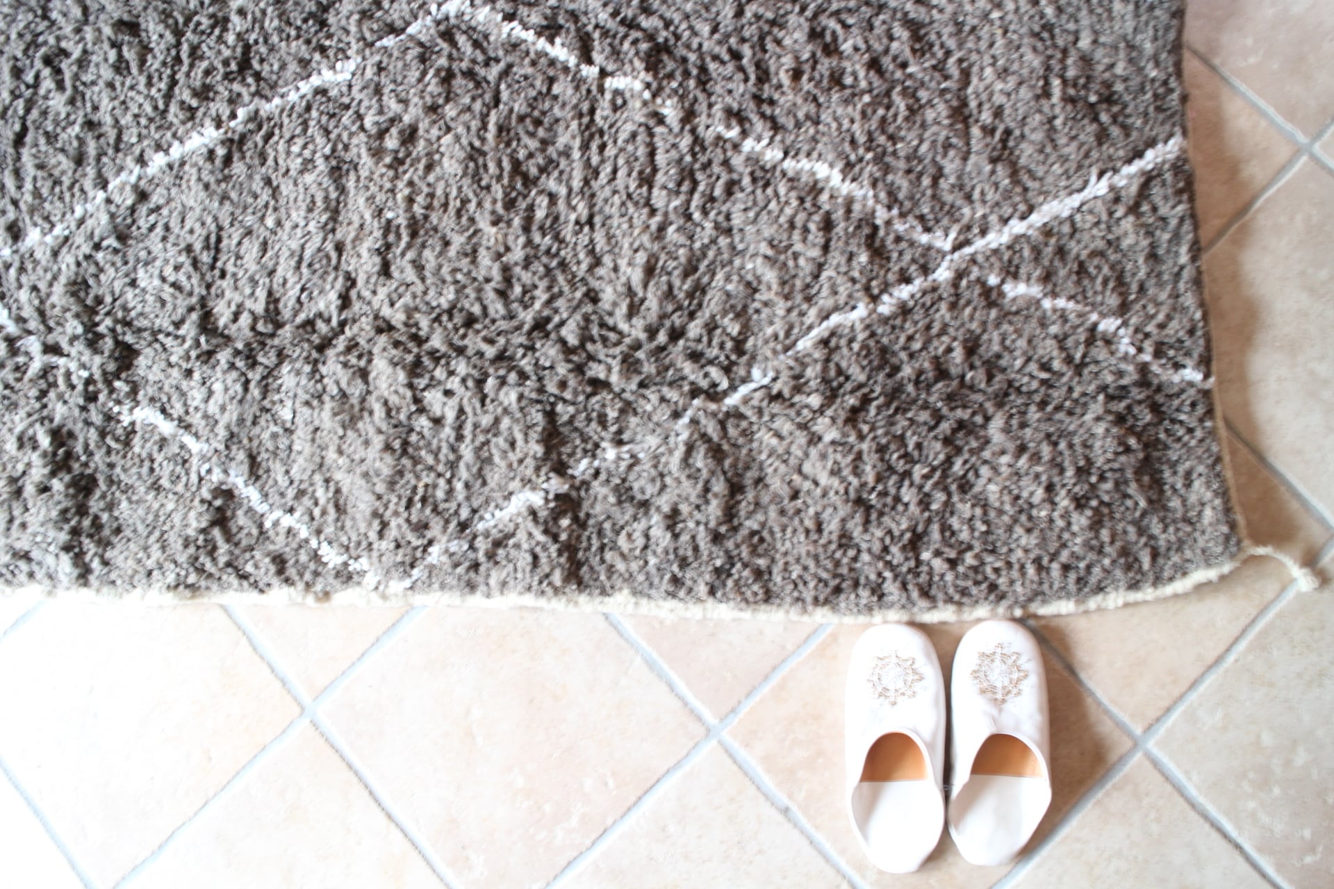 希少/グレージュダイヤ柄ベニワレン 大きめサイズ | Riad Home