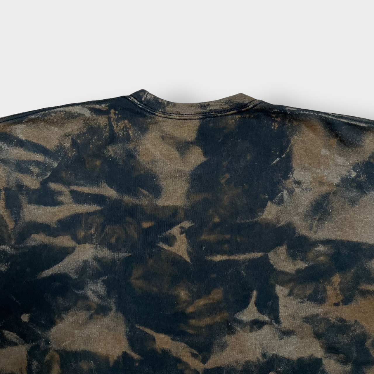 【FRUIT OF THE LOOM】2XL ビッグサイズ スウェットシャツ トレーナー タイダイ柄 プリント SWEATSHIRTS US古着