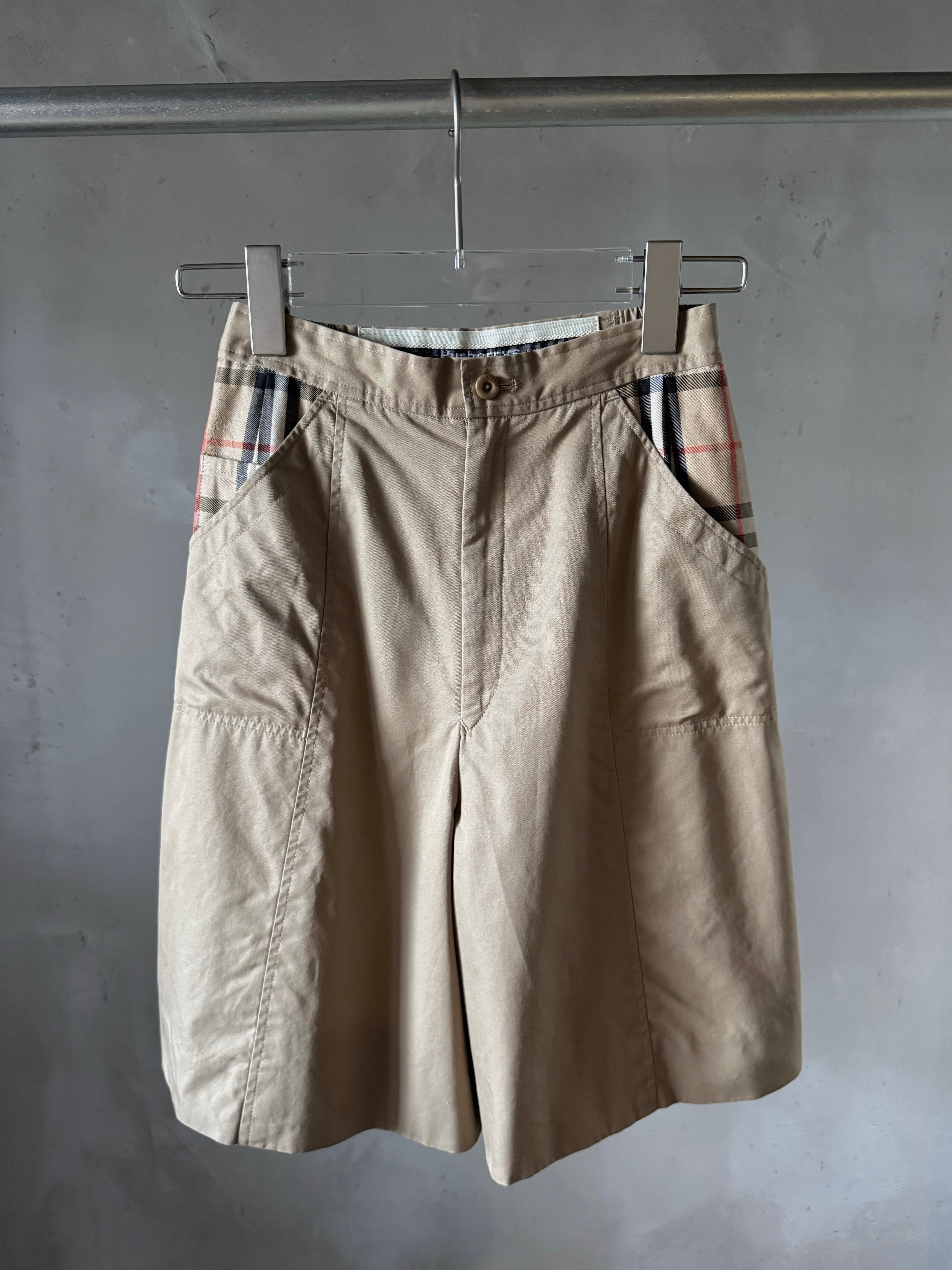 Burberry high-waist culotte pants