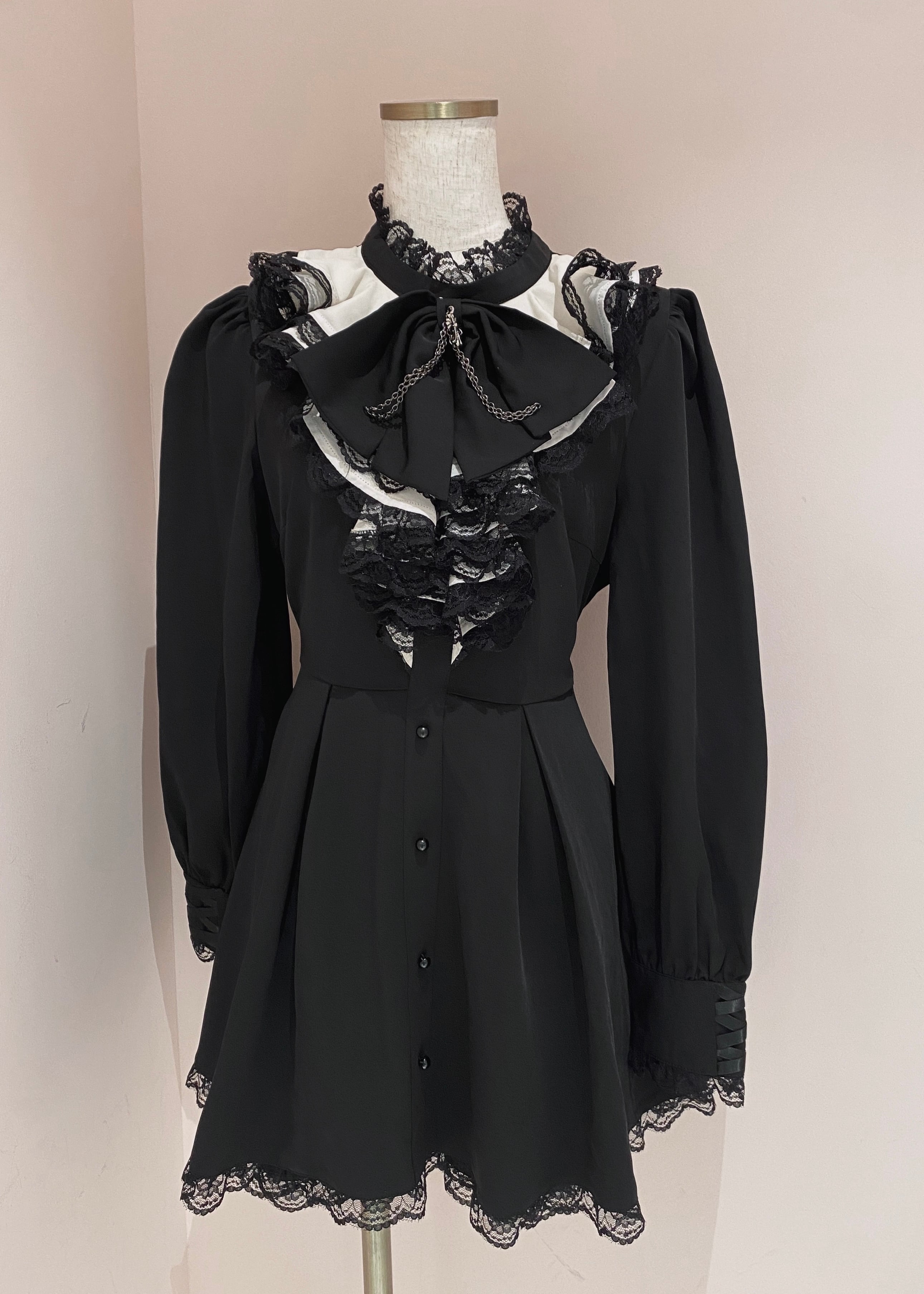 新品未使用】meing. tie frill 程よい blouse ミイン yuiko