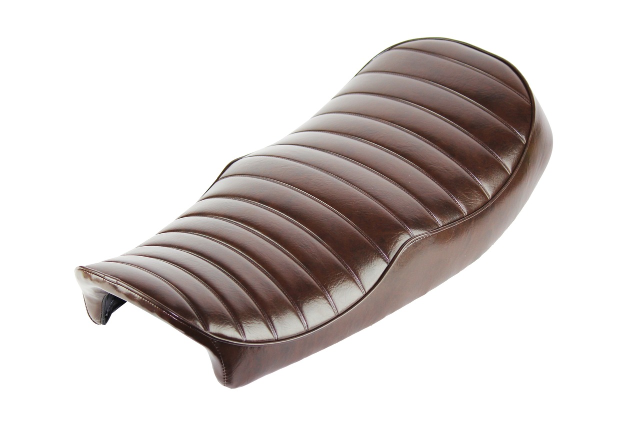 (Custom model)・GOODSEAT "STEP" (Step up)Tuckroll (GENTLE BROWN) SR400 (09YEAR-Final)