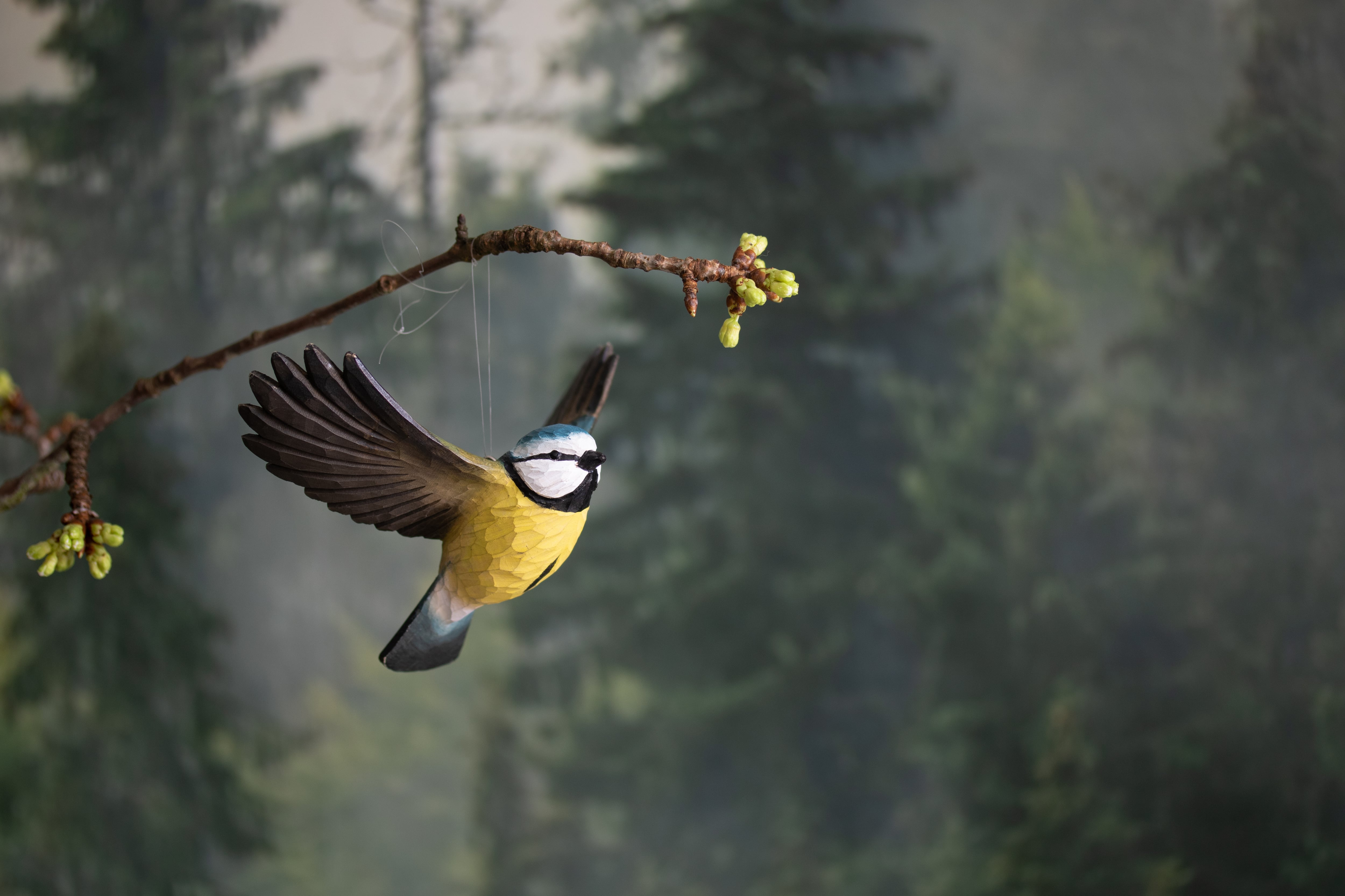 DECO BIRD アオガラ(Blue Tit) | Made with Love